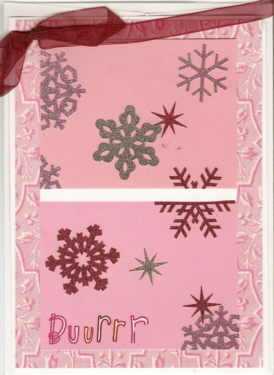 Pink Snowflakes