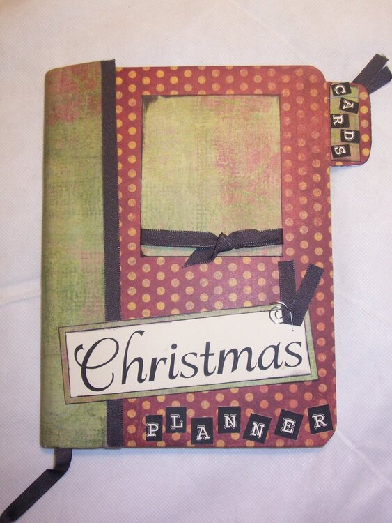 Altered notebook/Christmas Planner