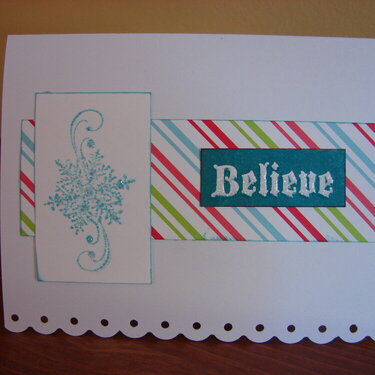 Believe card