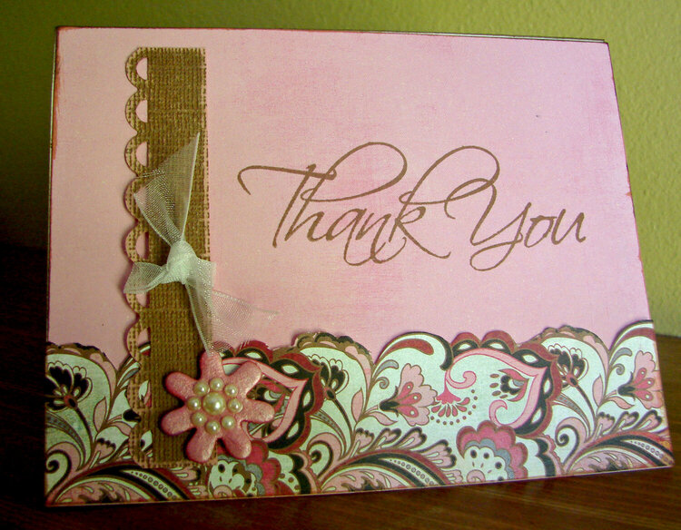 Thank you card