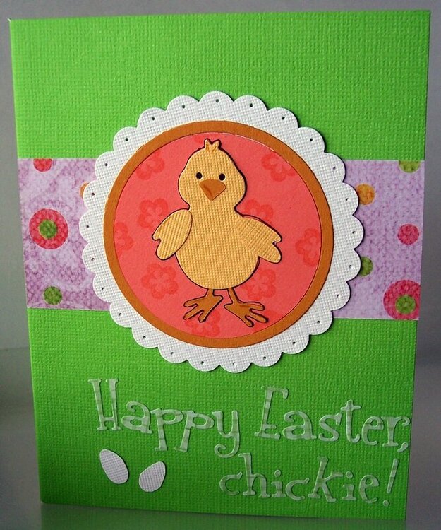 Easter card-girl
