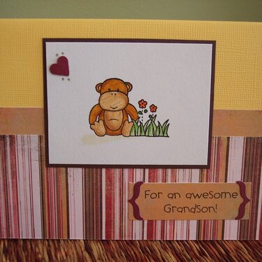 Valentine&#039;s card for little boy