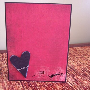 Teen boy Valentine&#039;s card