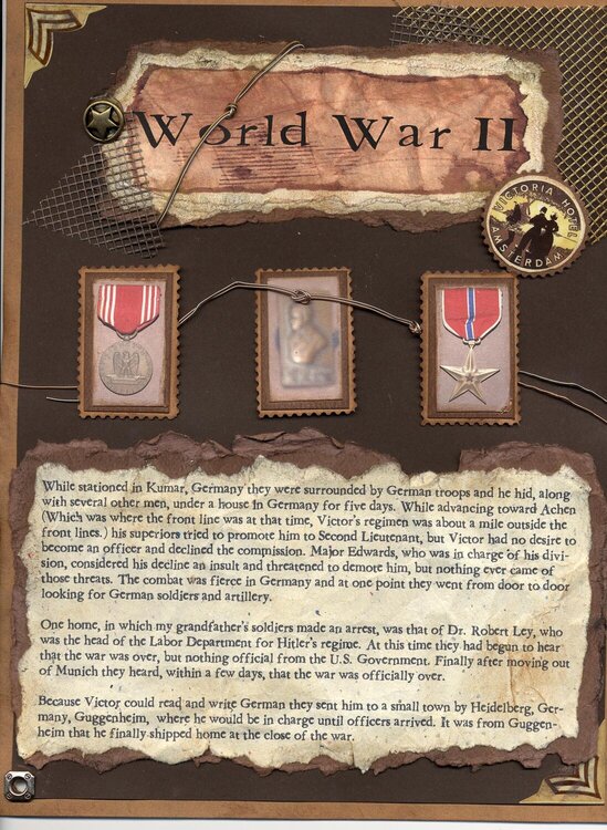 World War II Grandpa Vic&#039;s Journal (page 4 of 4)
