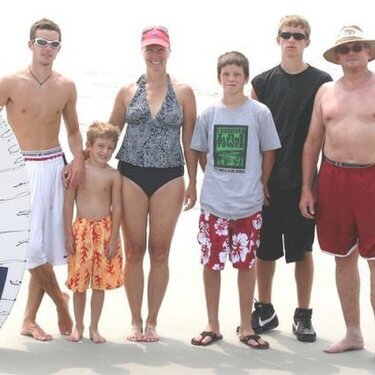 Family Picture at Beach