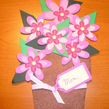 Flower Pot Mother&#039;s Day Card