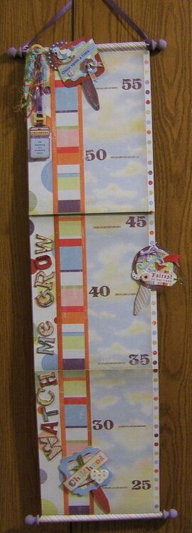 Cosmo Cricket Child&#039;s Growth Chart