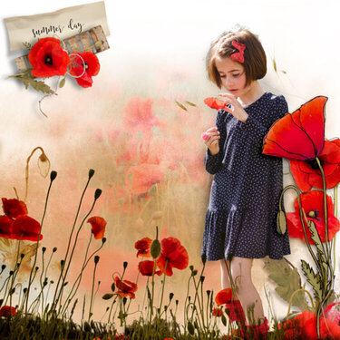 Girl in the Poppy Field