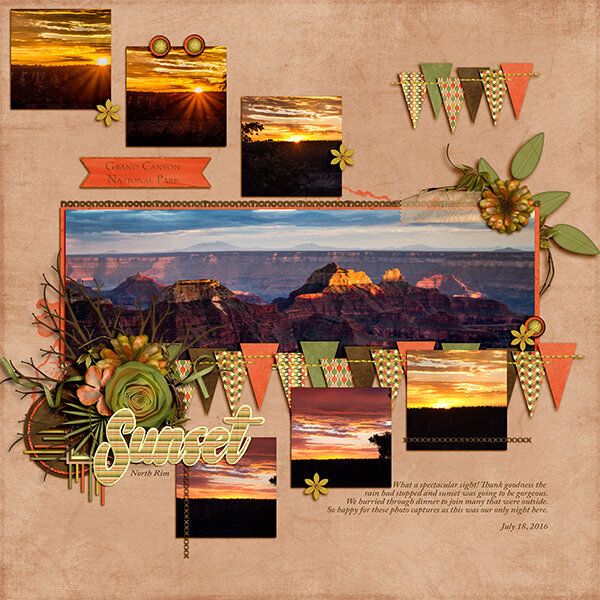 Sunset: Grand Canyon North Rim