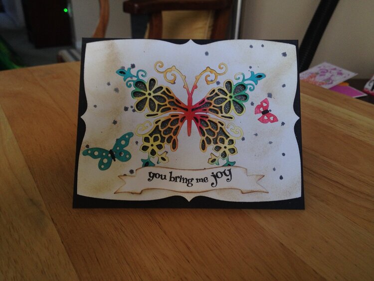 Penny Black sentiment card