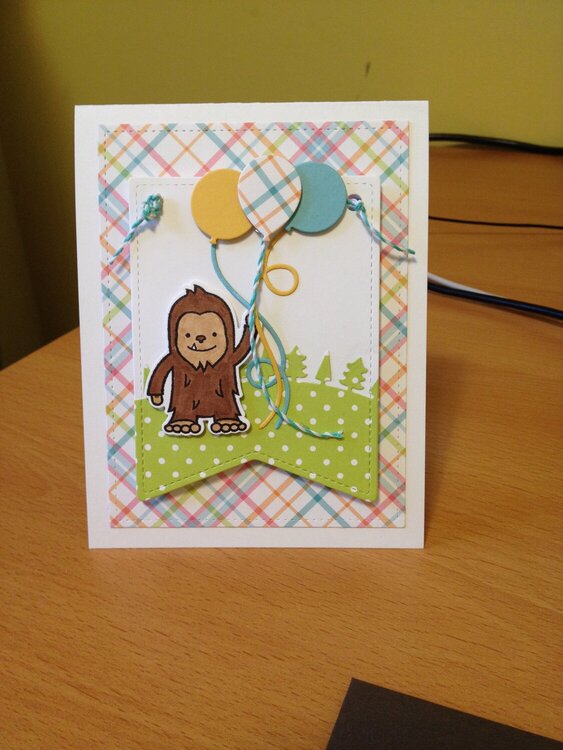 Father&#039;s Day Bigfoot card