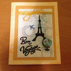 Bon Voyage card