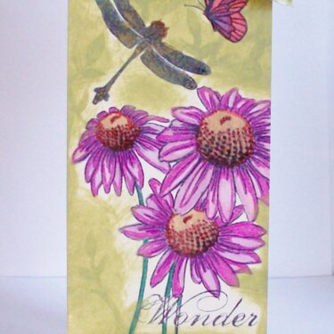 Flora Mixed Media Tag