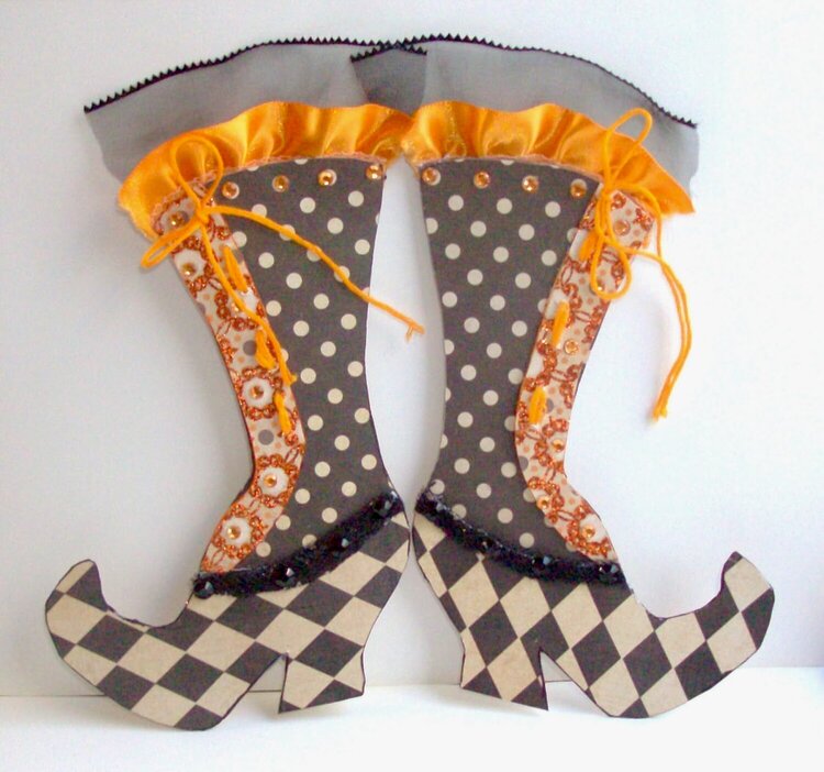 Paper Witch Shoes
