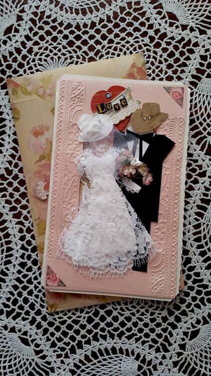 J.D. &amp; Lorraine&#039;s Wedding Card