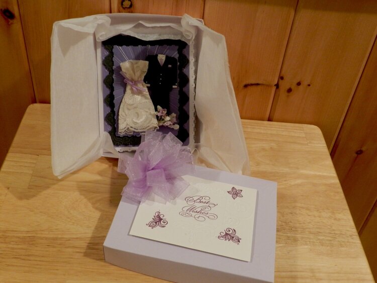 Wedding Card with matching box