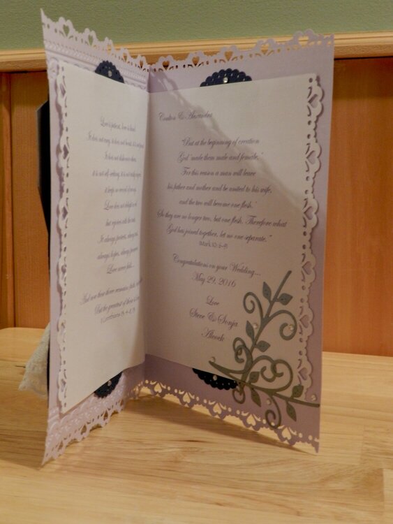 Inside McKinnon Wedding Card