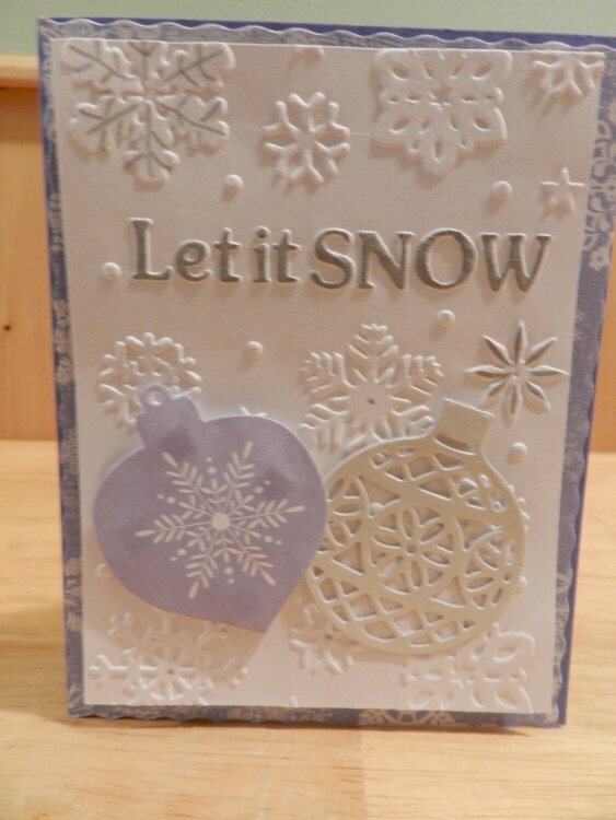 Let It Snow Christmas Card