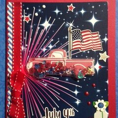 2019 - 4th of July shaker card