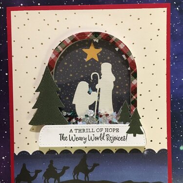 Nativity Shaker Card