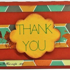 Thank you note - foil