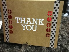 Thank you  card