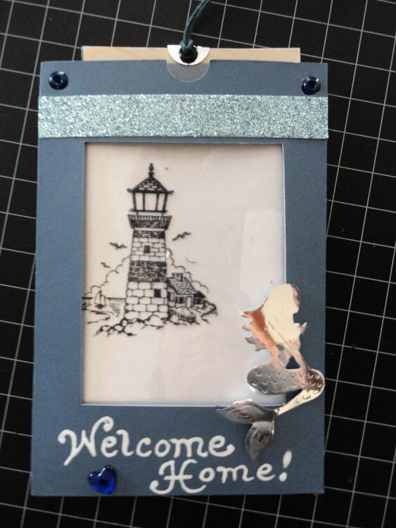 Welcome Home (Magic Color Slider Card)