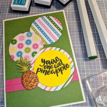 Pineapple Birthday Card