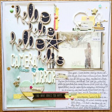 Camera Woman in the Mirror