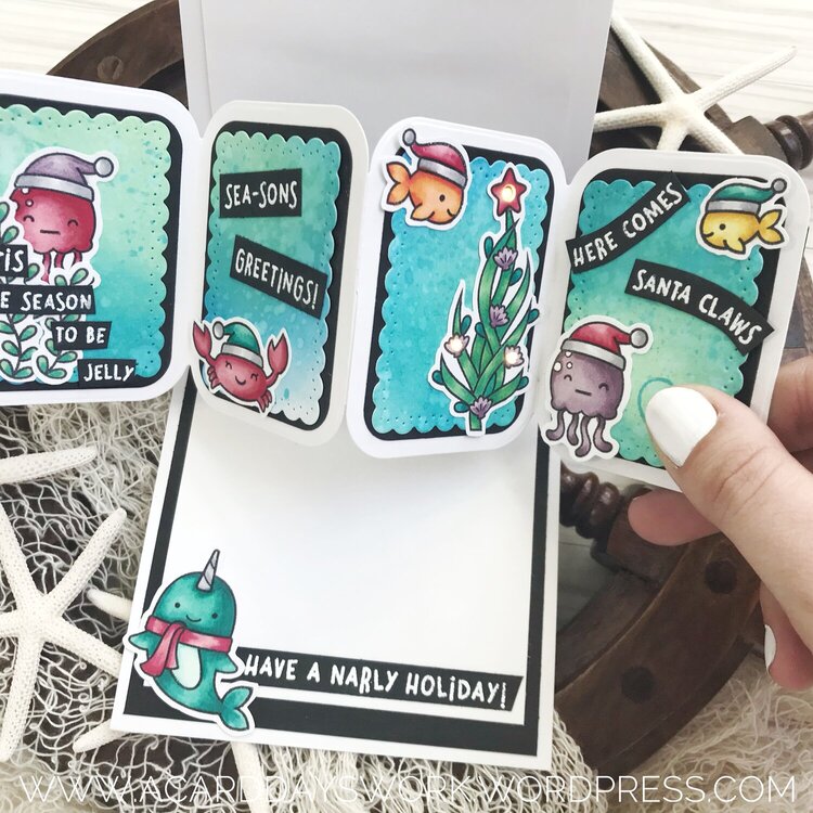 Double Interactive Card - Light Up &amp; Pop Up