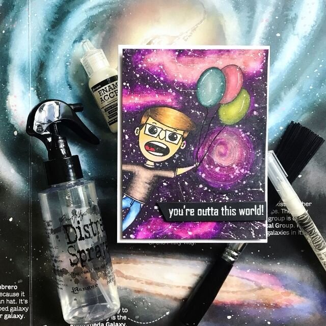You&#039;re Outta This World Card featuring Simon Hurley create.