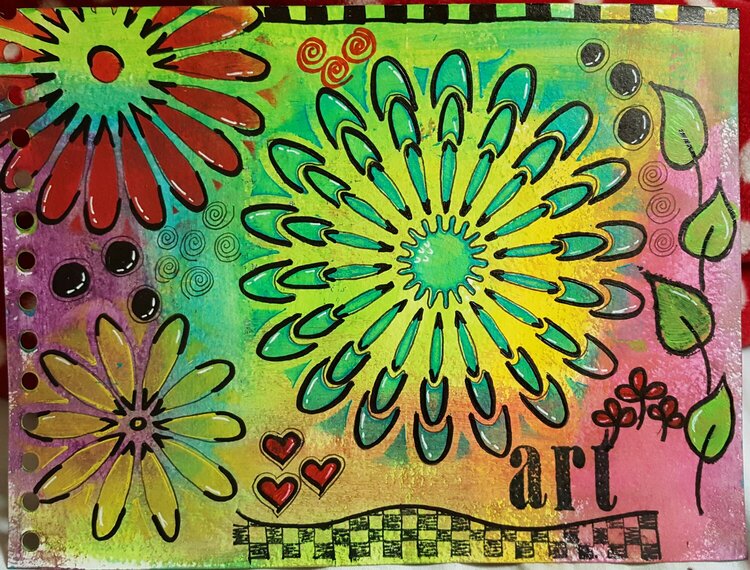 Doodle floral