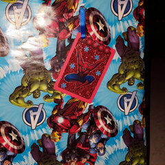 Spiderman Xmas Tag