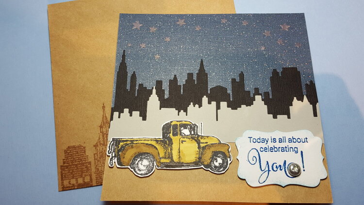 Truck birthday card