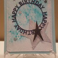 Star birthday card