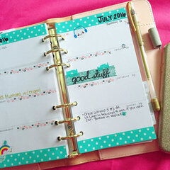 Teal Planner Layout
