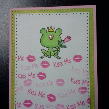 Kiss Me card