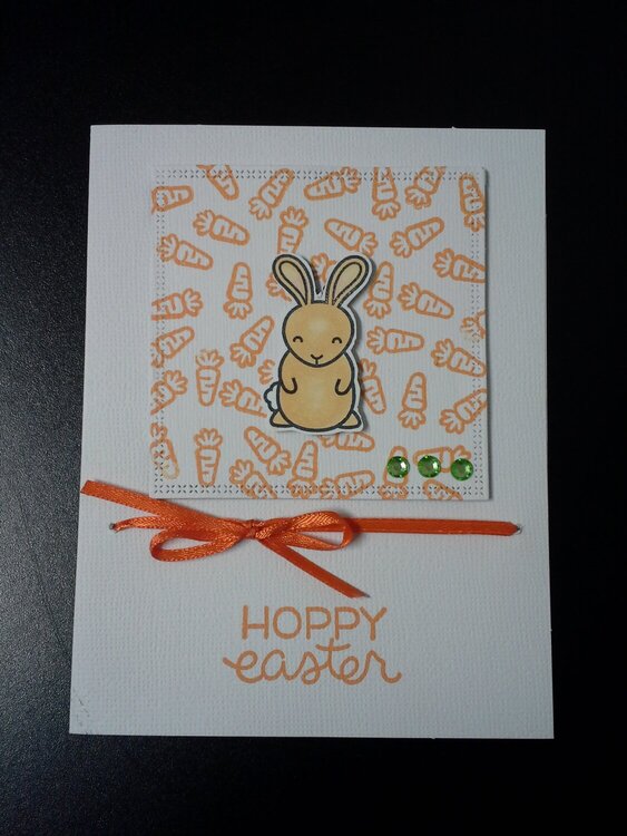 Bunny Carrots card