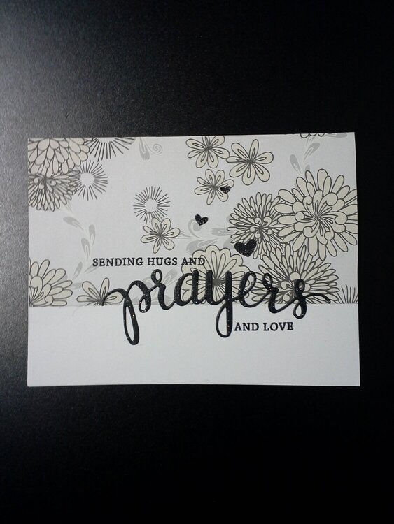 Prayers card