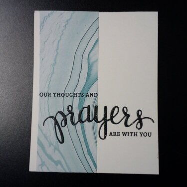 Prayers card