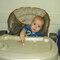 Darin ih the high chair