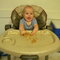 Darin in the high chair