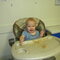 Baby darin in the high chair