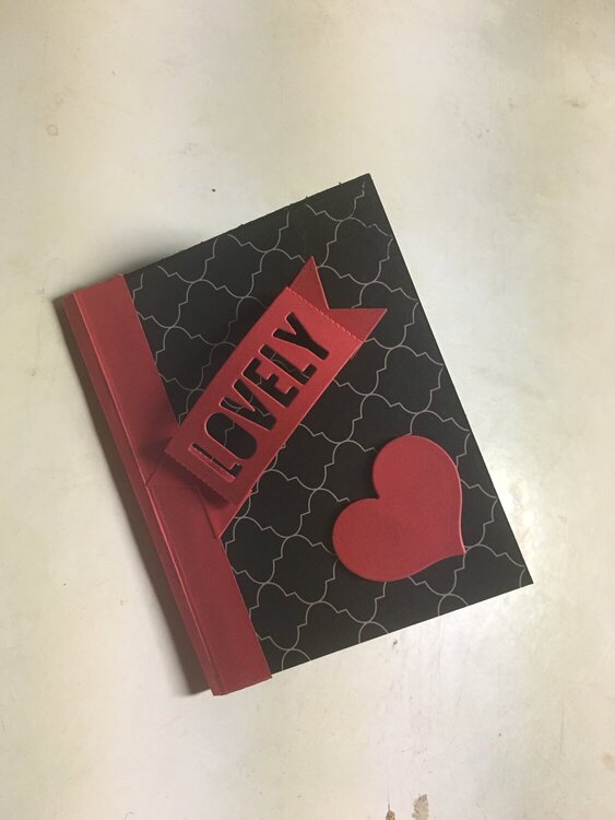 &quot;Lovely&quot; mini-memory book