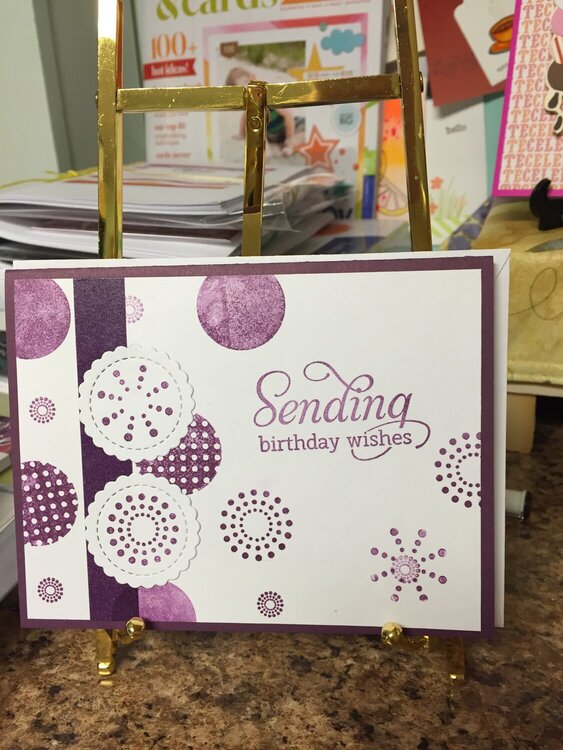 Sending Birthday Wishes