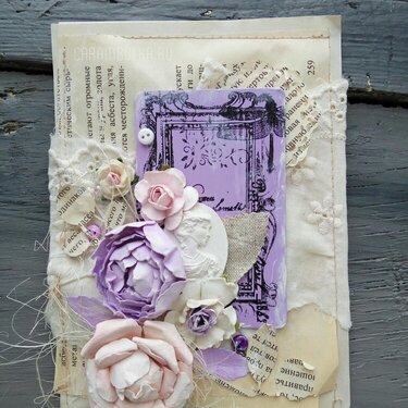 Violet Romantic Card