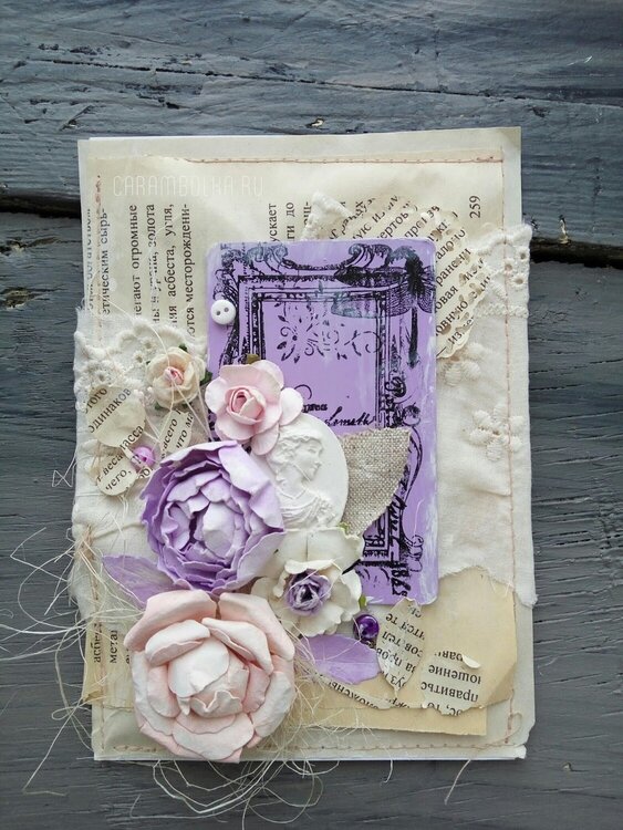 Violet Romantic Card