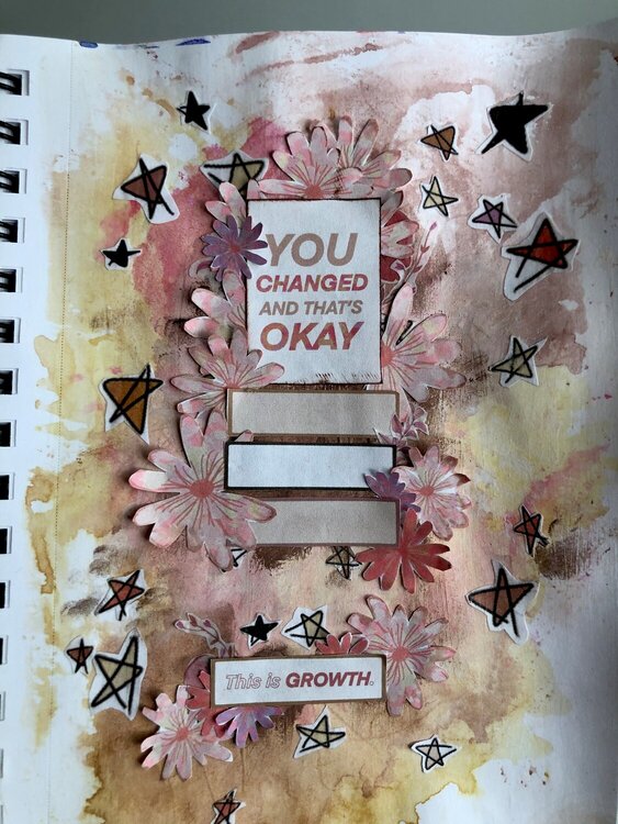Youve Changed Art Journal Page