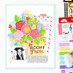 Bloom & Grow Layout | Doodlebug Design