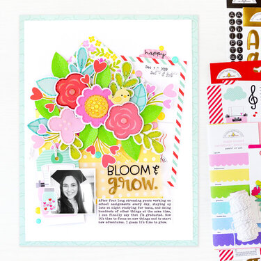 Bloom &amp; Grow Layout | Doodlebug Design